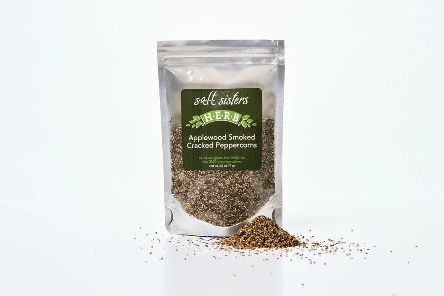 Applewood Smoked Cracked Peppercorns 2.5oz