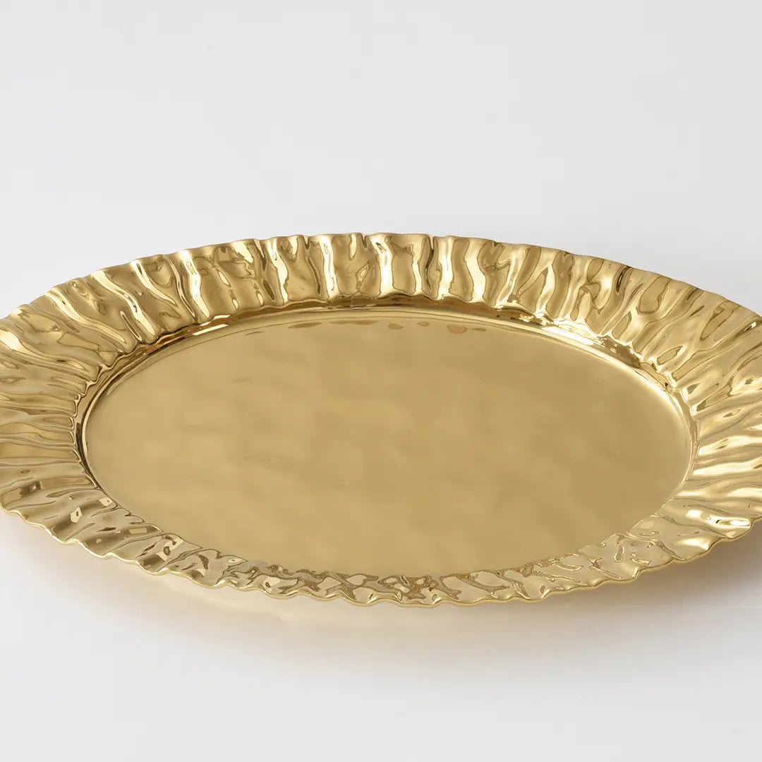 Large Platter Gold
