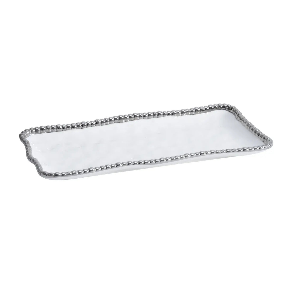 Medium Rectangular Tray White