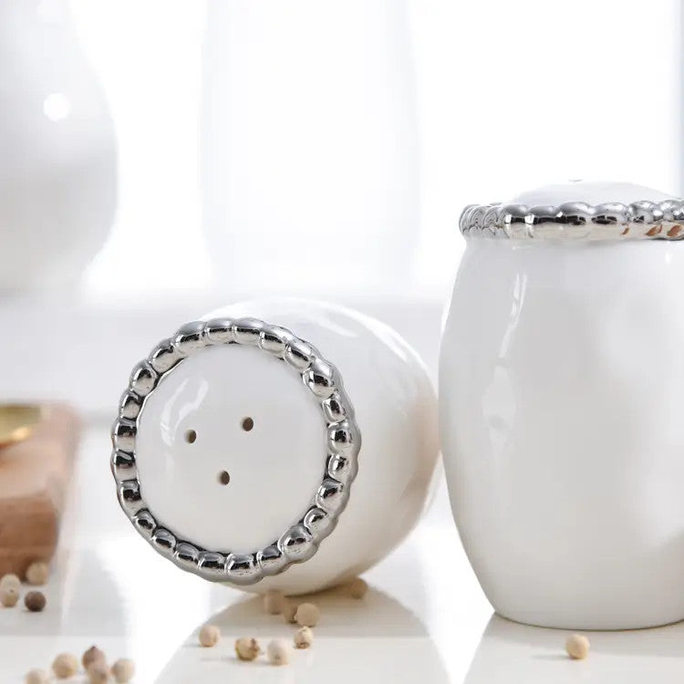 Salt & Pepper Shakers White