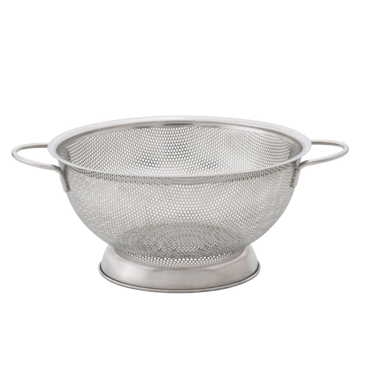 Stainless Perforated Colander with Handles, 7.5"