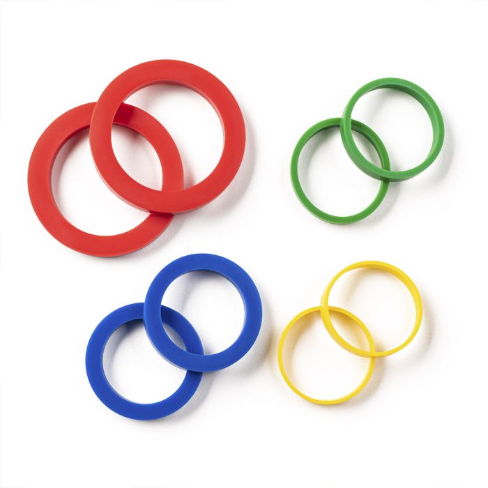 Rolling Pin Rings, 8 Piece Set