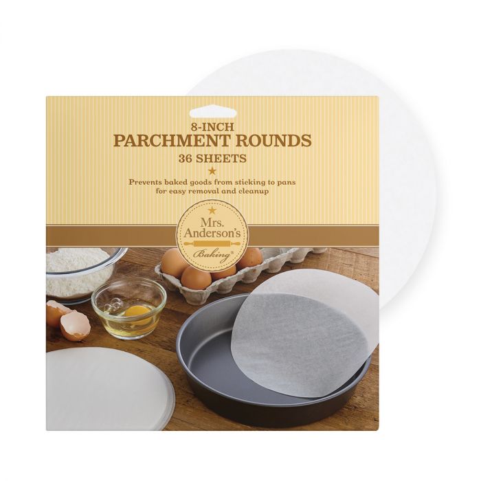 Bleached Round Cake Parchment Paper 8in