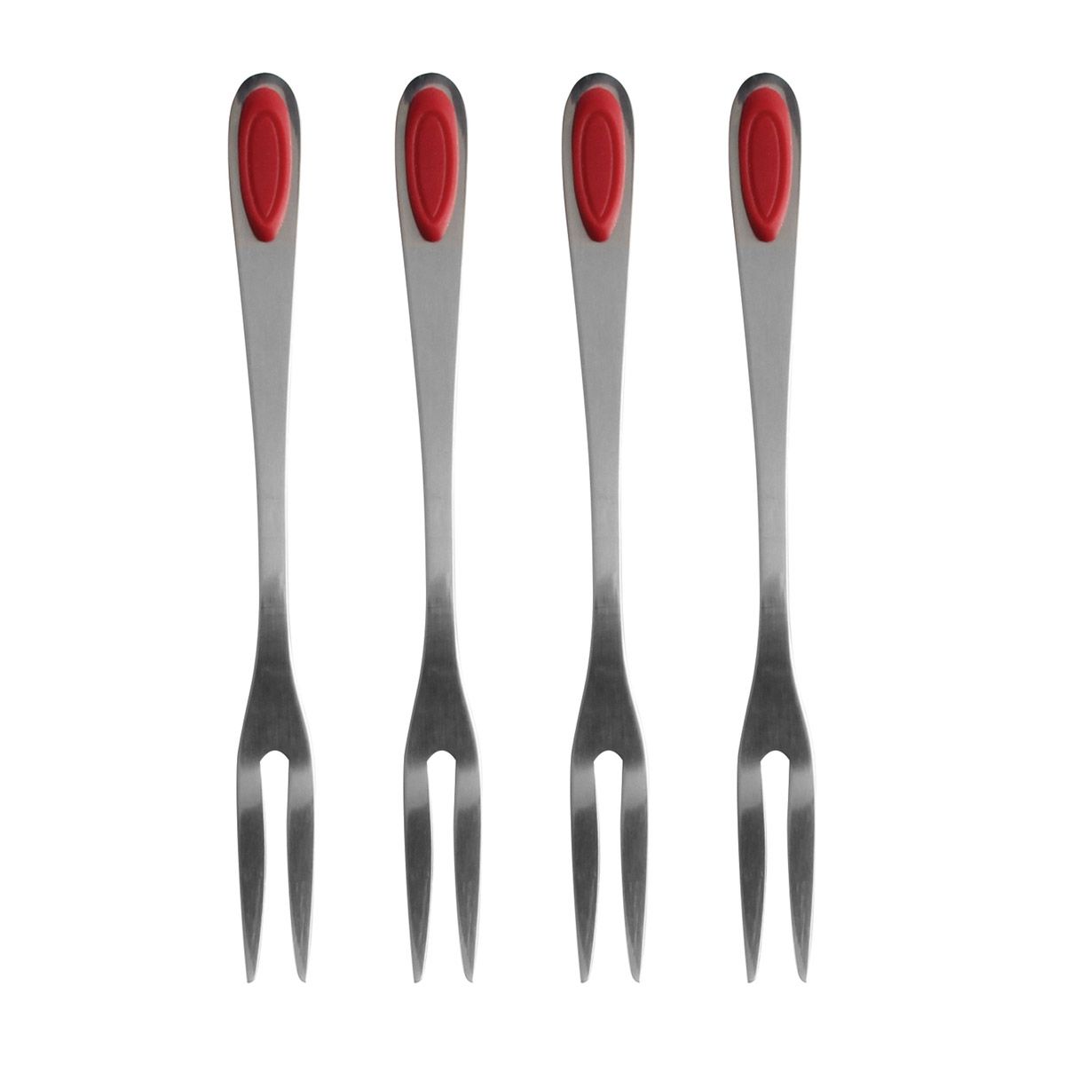 Stainless Seafood Forks, Set of 4