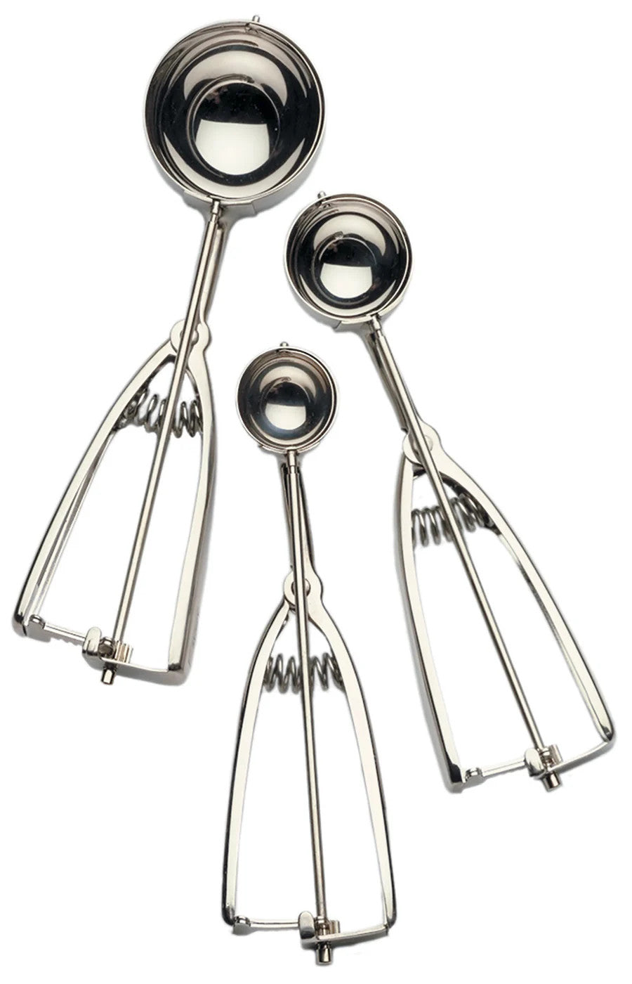 Stainless Steel Spring Release Scoop - 1.25" Diameter