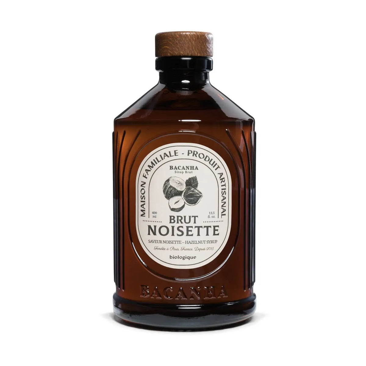 Raw Hazelnut Syrup - Organic - 13,5 Fl. oz.