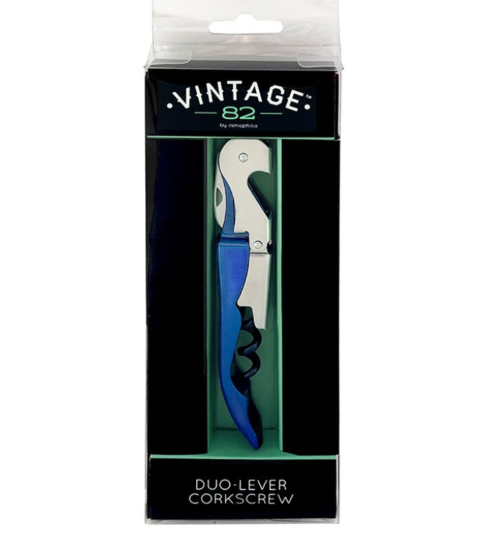 Vintage 82 Duo-Lever Corkscrew, Metallic Color