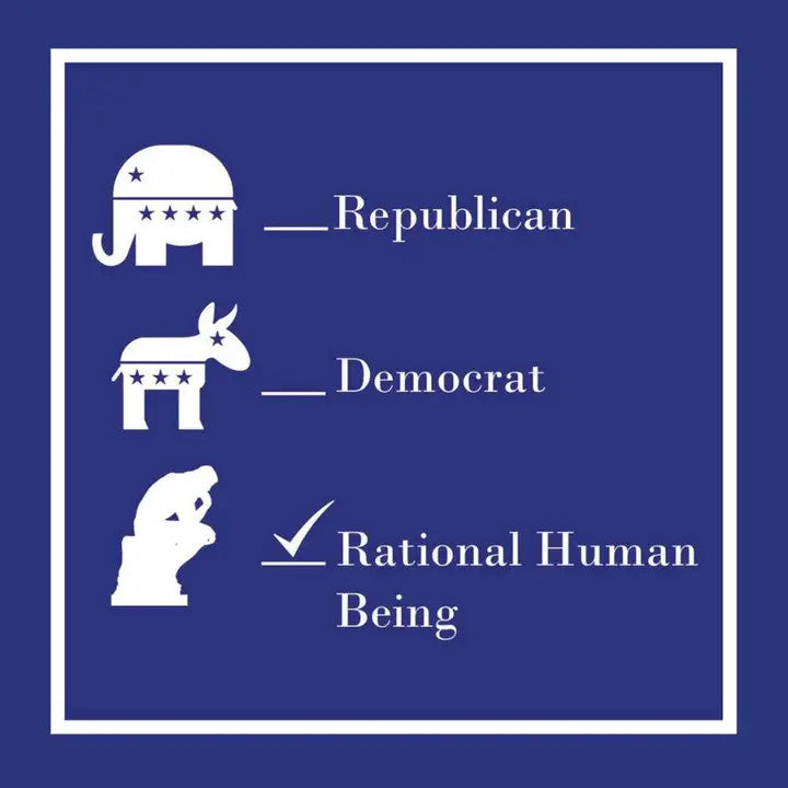 Rational Human Being Cocktail Napkin