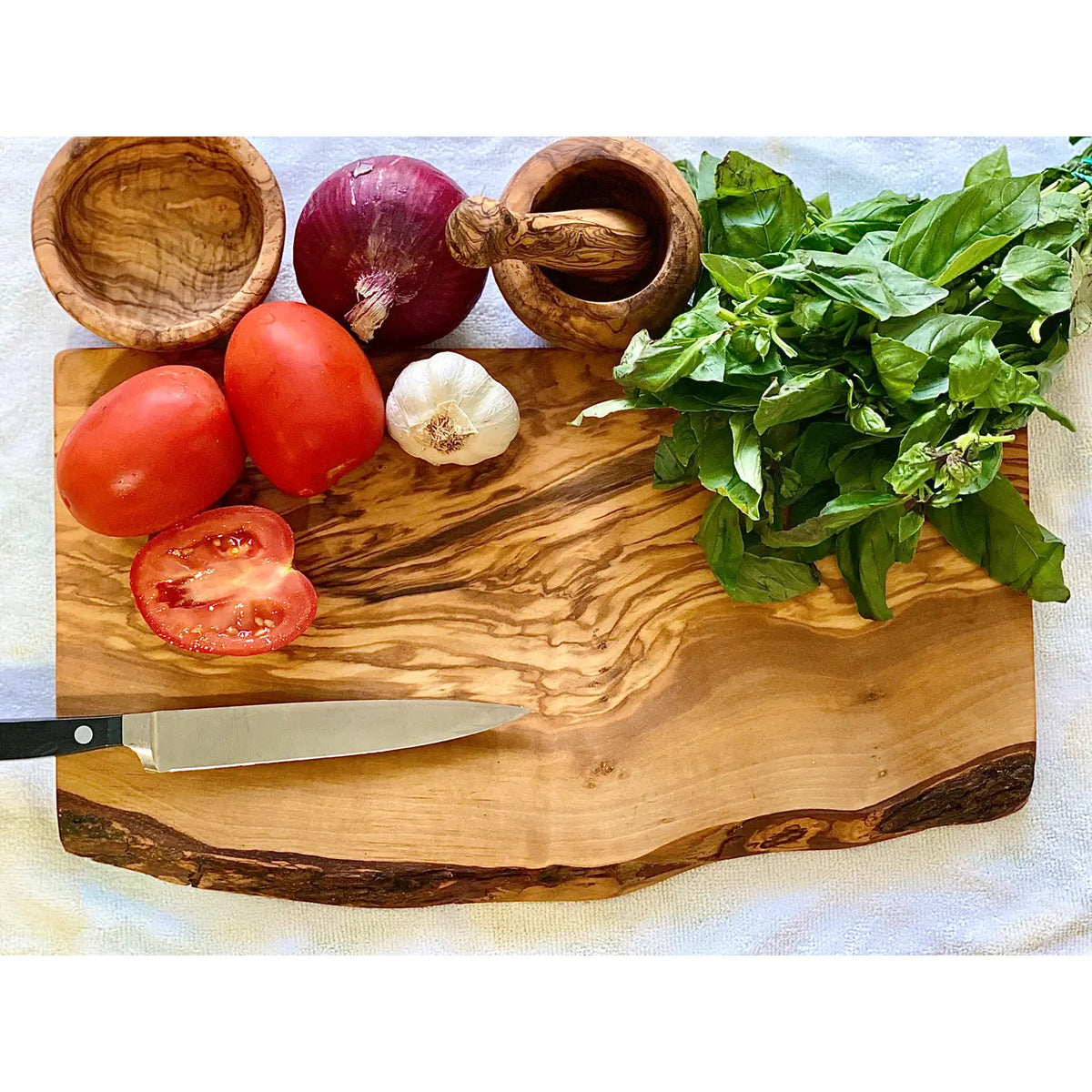 Rustic Olive Wood Cutting Board
