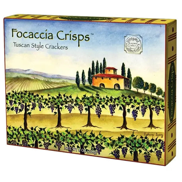 Vineyard Focaccia Crackers, 6 oz.