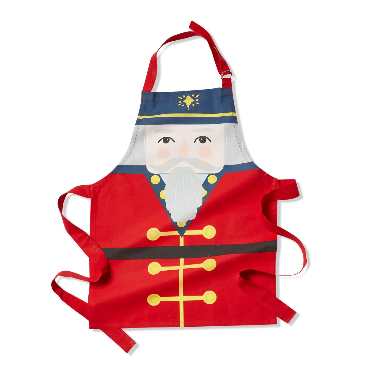 Christmas Nutcracker Boy Apron - Red Multi