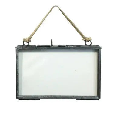 Zinc Picture Frame - Horizontal - 5” X 3 (Holds Gathered Thoughts Card)