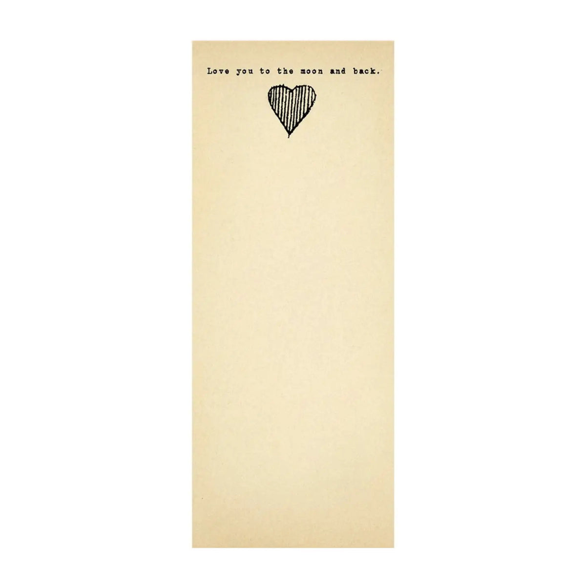 Paper - Heart To the Moon Skinny Pad
