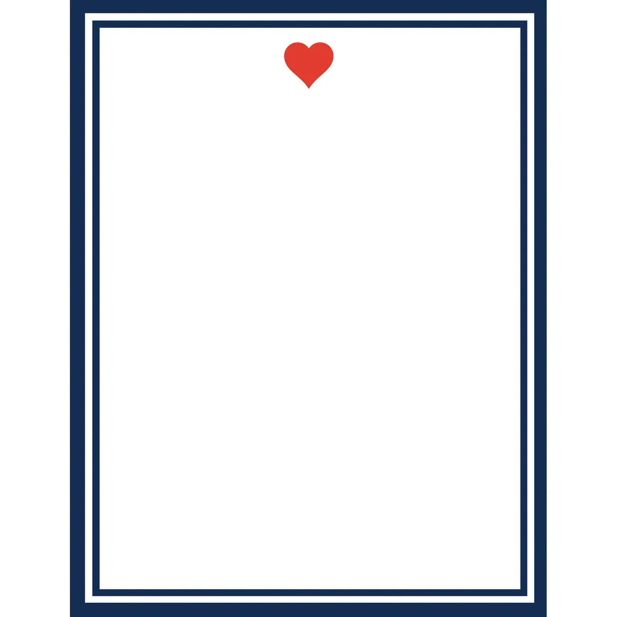 4.25x5.5 Heart Notepad