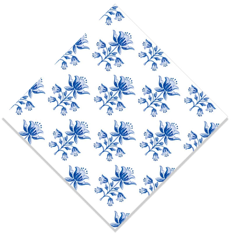 Paper Cocktail Napkins | Tulip Block Print