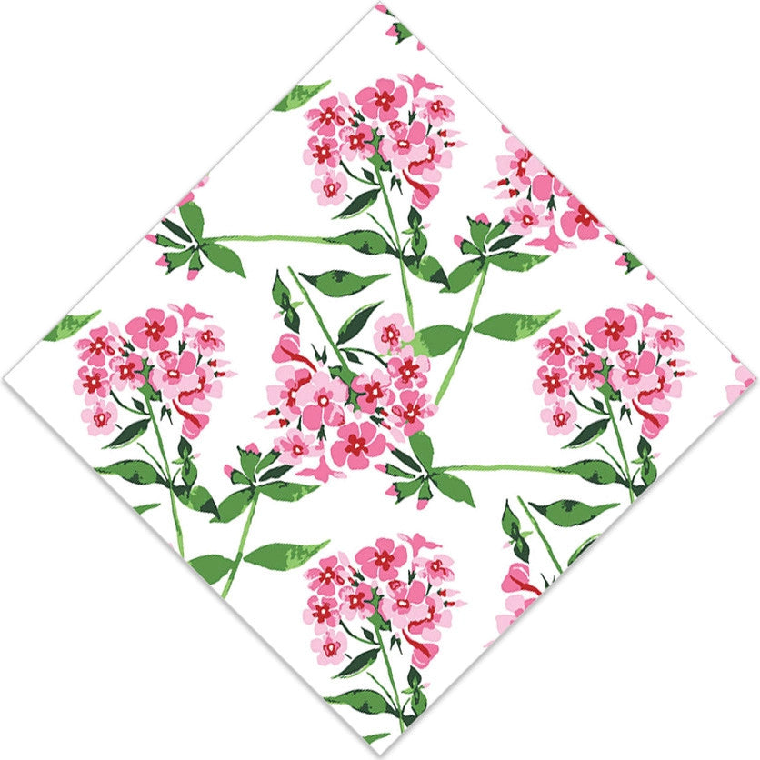 *Paper Cocktail Napkins | Pink Flowers