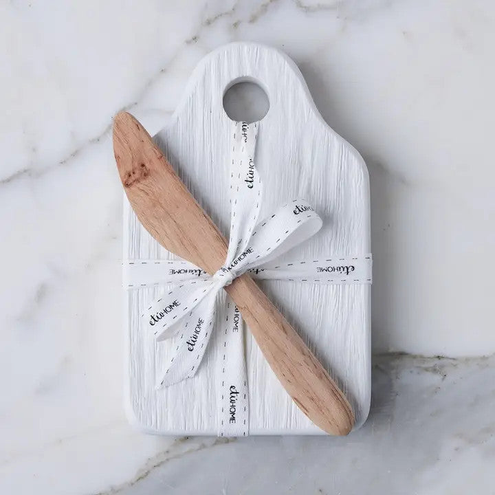 Small Dutch Cheese Board, White