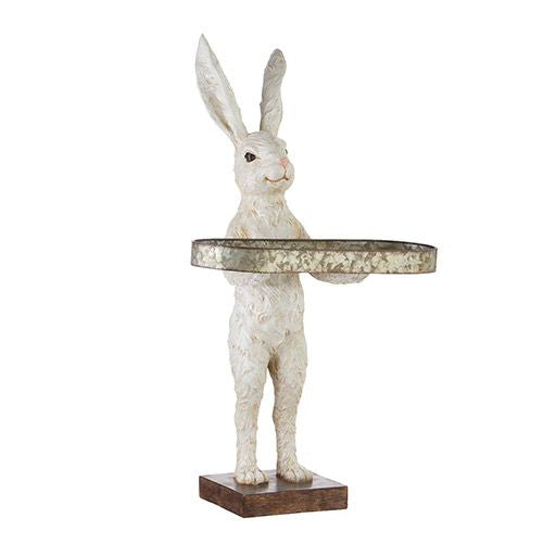 18.25" Rabbit with Tray