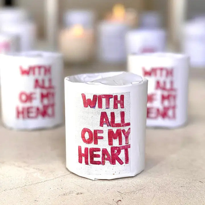 With All of My Heart Soy Candle
