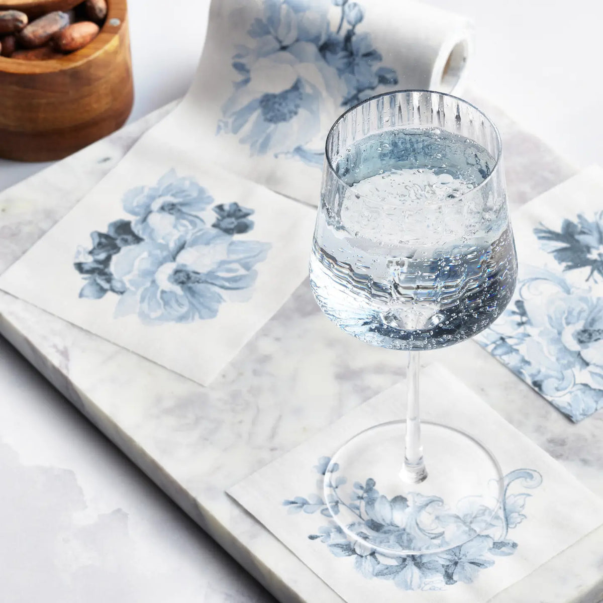 Ceci New York X MY DRAP Aeryn Cotton Cocktail Napkins