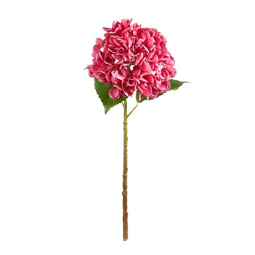 Real Touch Hydrangea Hot Pink 19"