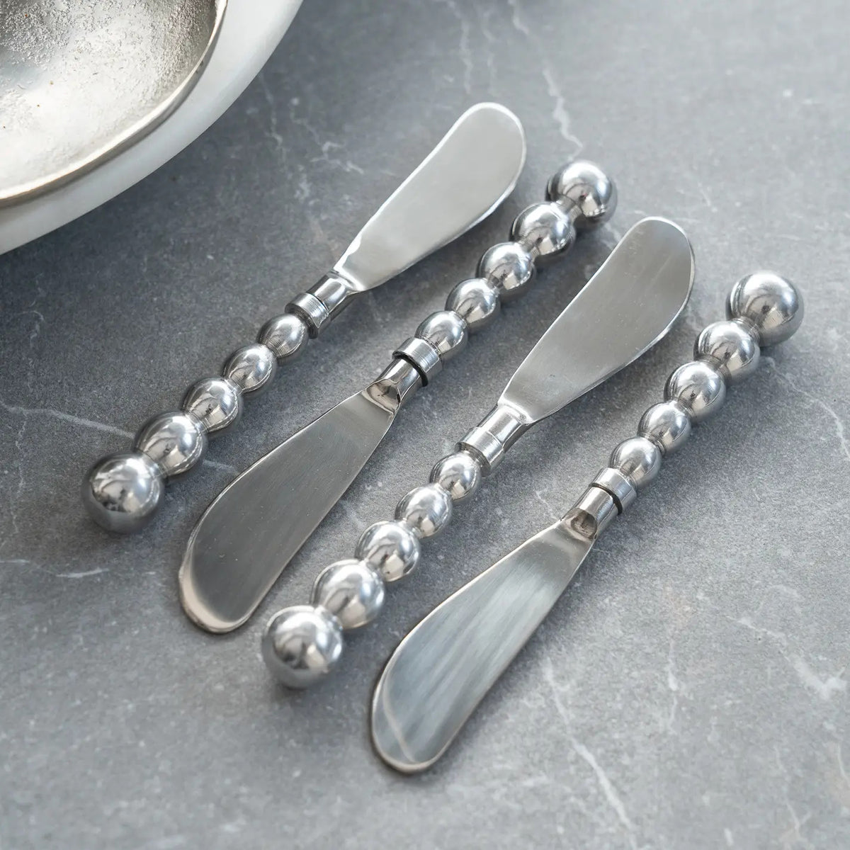Aluminum Beaded Handle Spreaders, Set of 4
