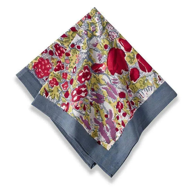 Jardin Red & Grey Napkin