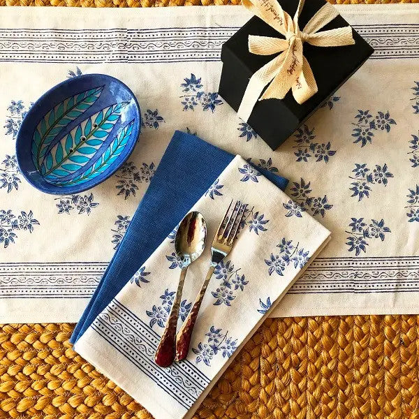 Table Runner 60" Jasmine Blue