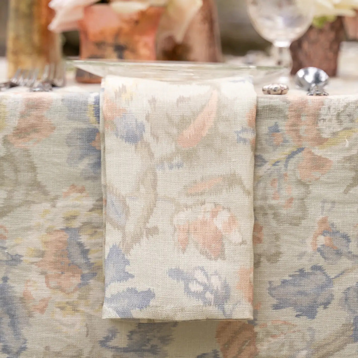 Isabelle's Ikat Linen Napkin Set of 4