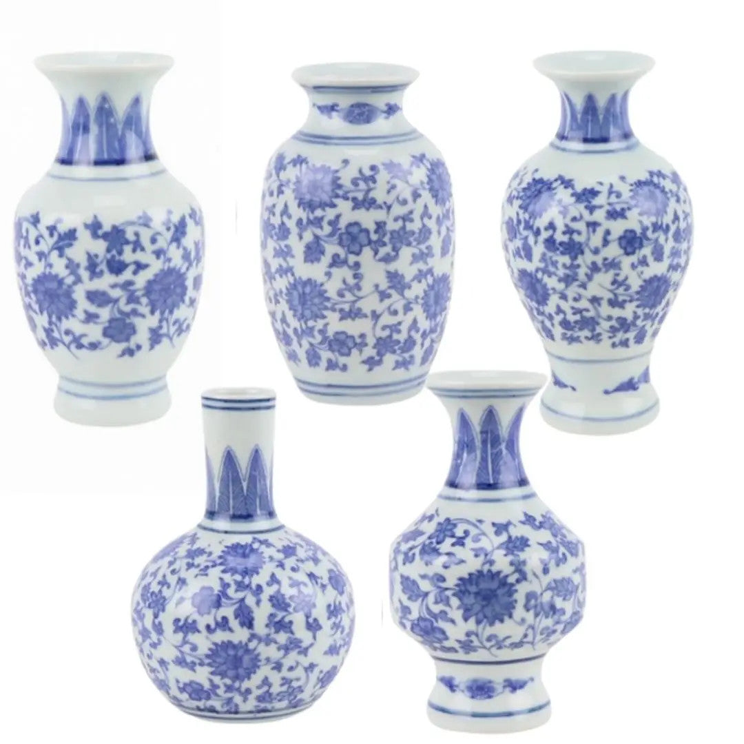 Mini Soft Blue Bud Vase-Single
