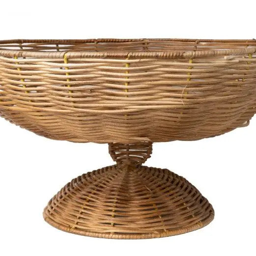 Large Wicker Centerpiece Bowl