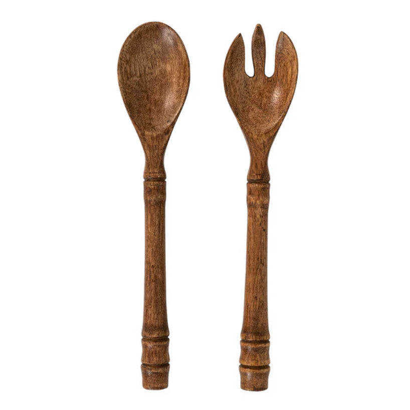 Bilbao Wood Salad Server Set/2pc