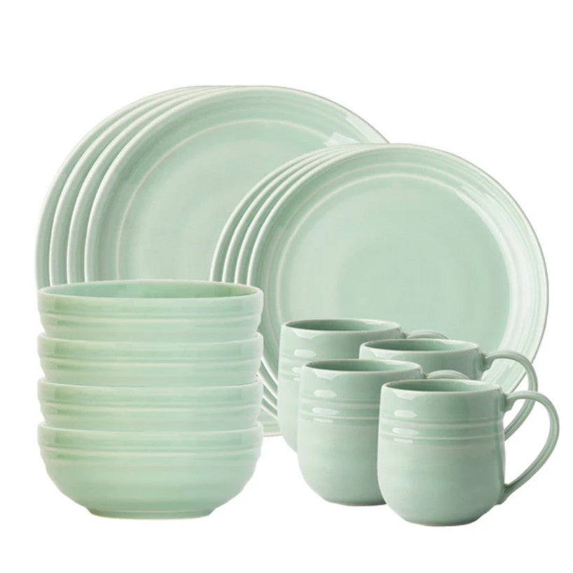 Bilbao 16pc Place Setting - Sage (KC01/21, KC02/21, KC07X/21, KC46/21)
