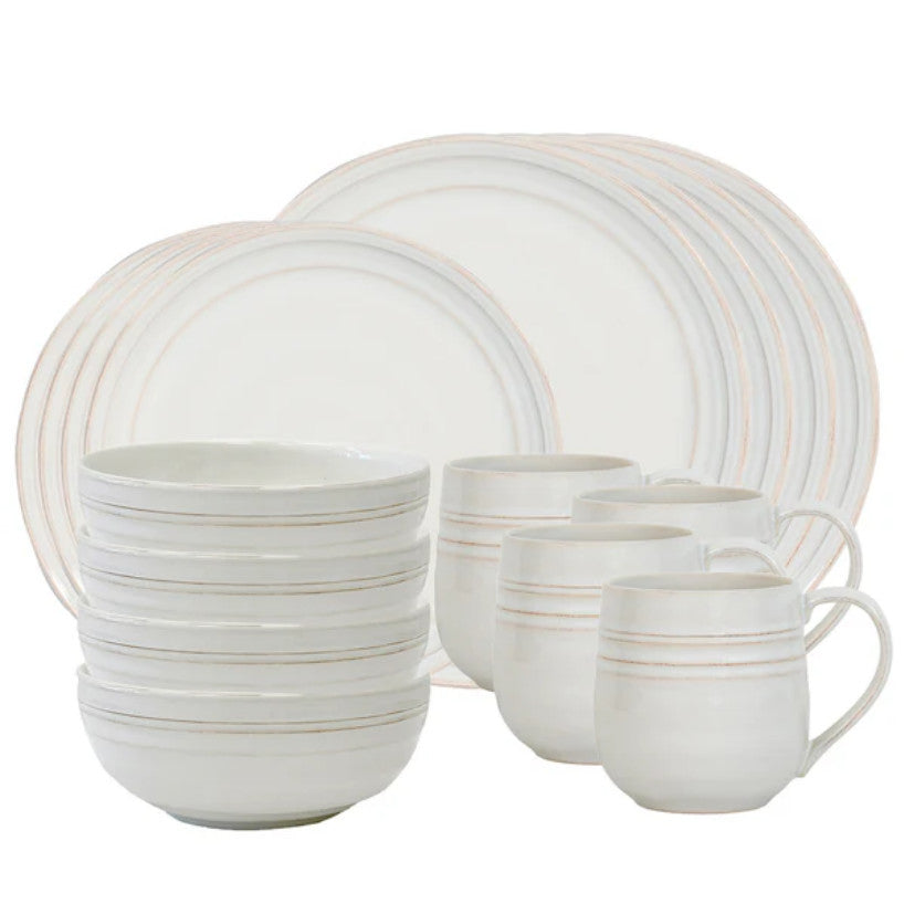 Bilbao 16pc Place Setting - Whitewash (KC01/10, KC02/10, KC07/10, KC46/10)