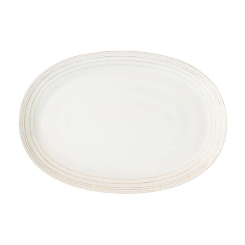 Bilbao 17" Platter - Whitewash