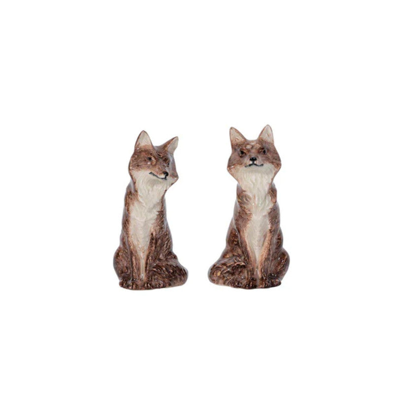 Clever Creatures Fox Salt and Pepper Set/2pc