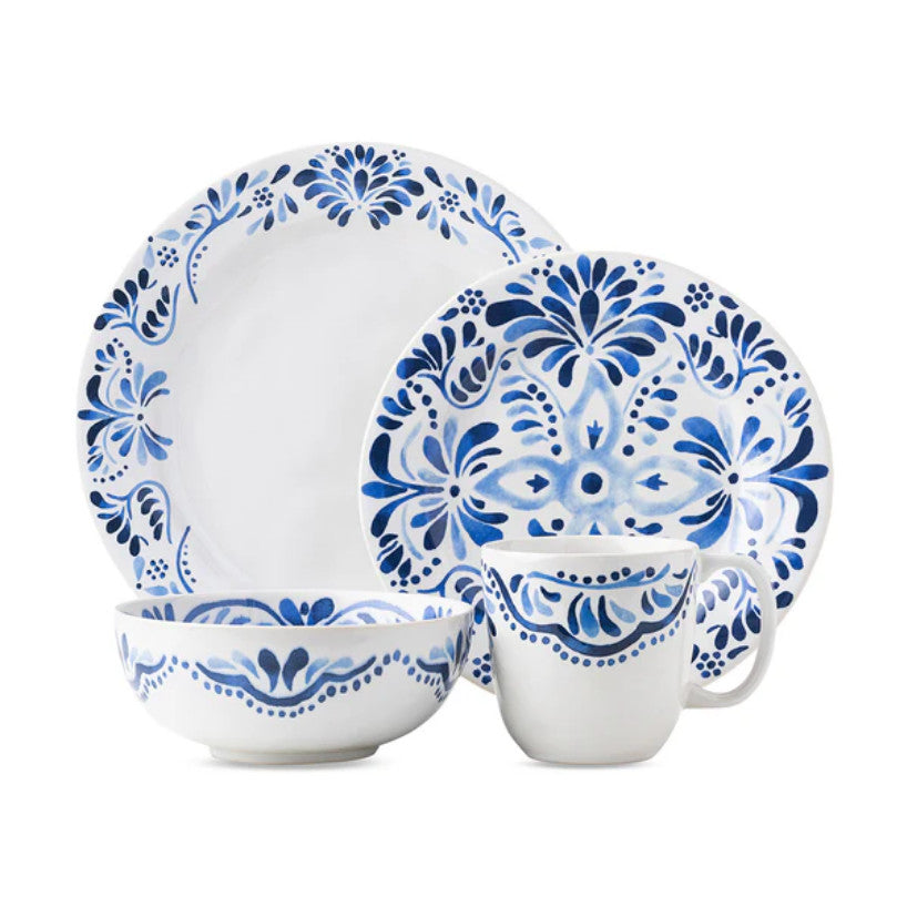 Iberian 4pc Place Setting - Indigo (KI01/046, KI02/046, KI07/046, KI46/046)