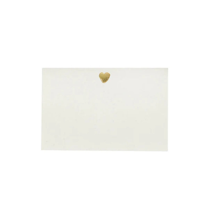 L'Amour Toujours Place Card Set/12 - Gold