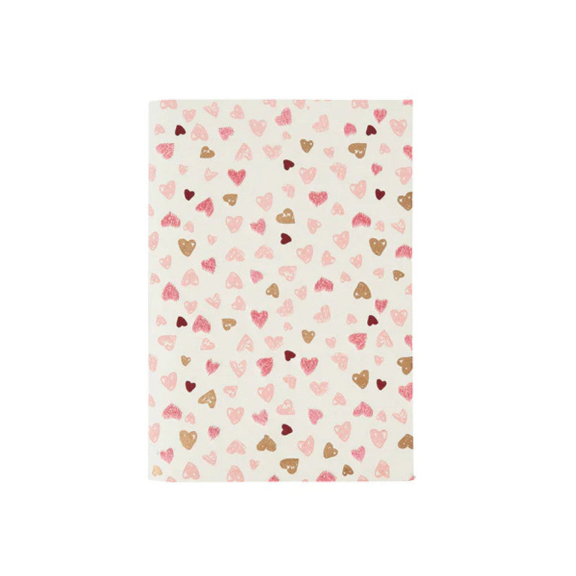 Love You More 7" x 10" Paper Journal - Pink