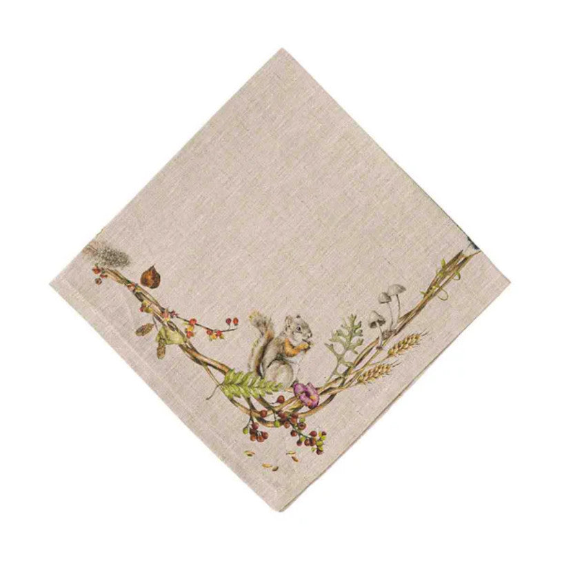 Forest Walk Animal Napkin Set/4