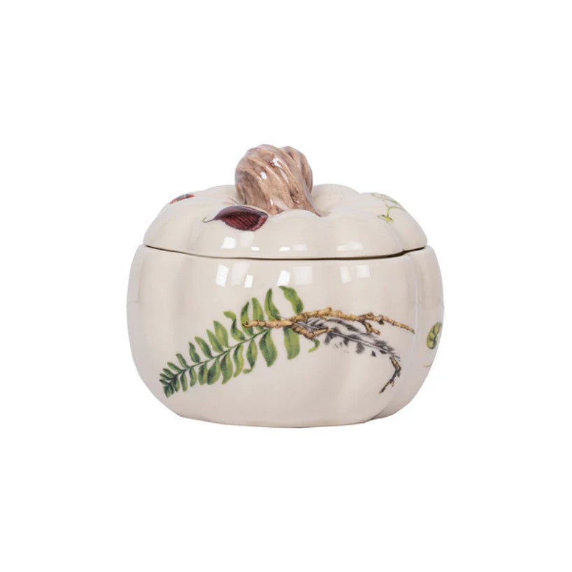 Forest Walk Pumpkin Soup Bowl with Lid