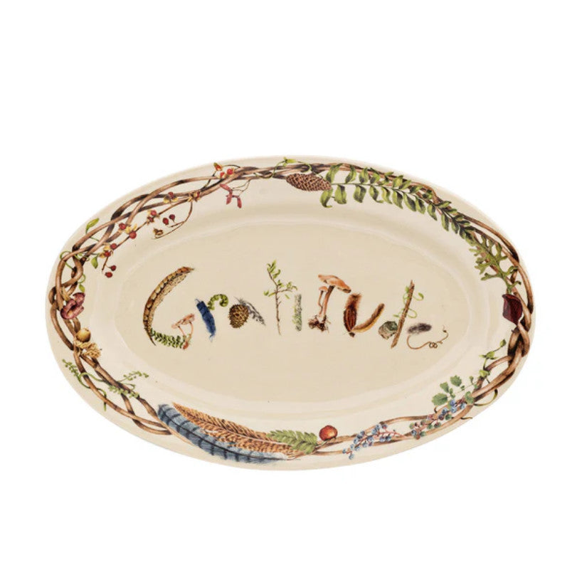 Forest Walk 15" Gratitude Platter