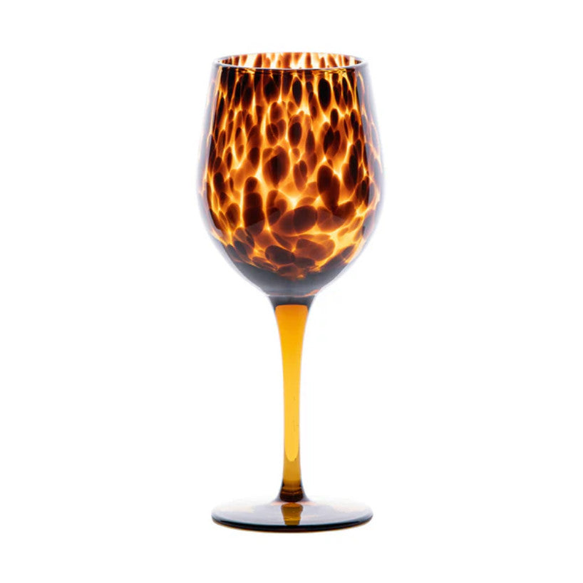 Puro Wine Glass - Tortoiseshell