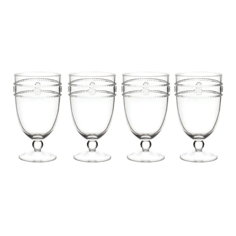 Isabella Acrylic Goblet Set/4