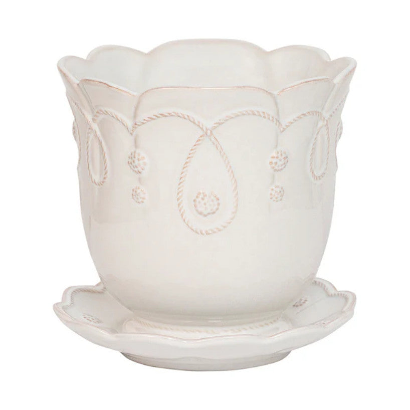 Jardins du Monde 7" Planter - Whitewash