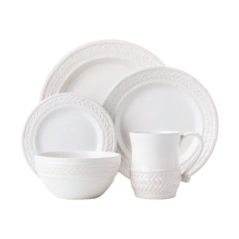 Le Panier 5pc Place Setting - Whitewash (KH01/10, KH02/10, KH03/10, KH07/10, KH06/10)