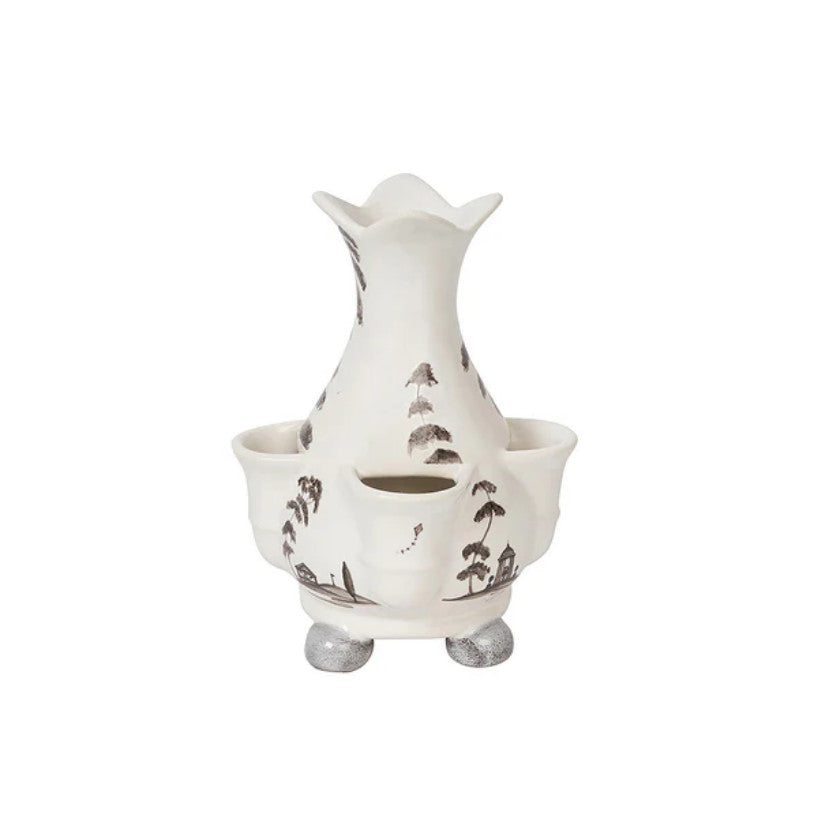 Country Estate 6" Tulipire Vase - Flint Grey