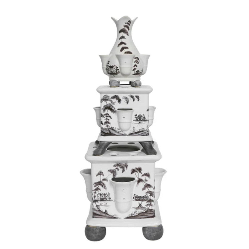 Country Estate Tulipiere Tower Set/3pc - Flint Grey