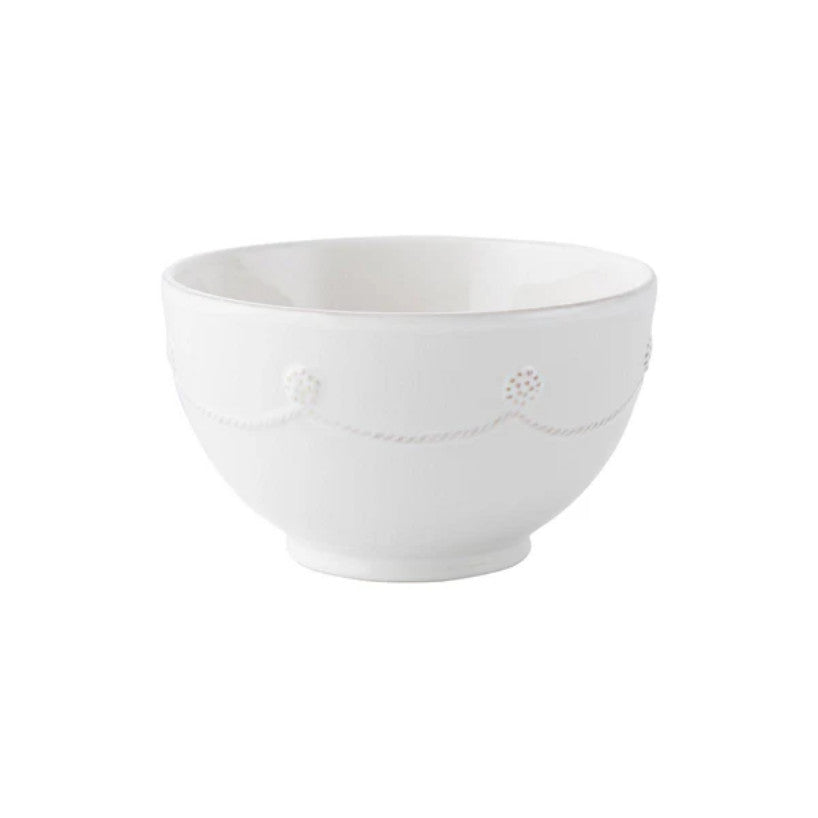 Berry & Thread Cereal/Ice Cream Bowl - Whitewash