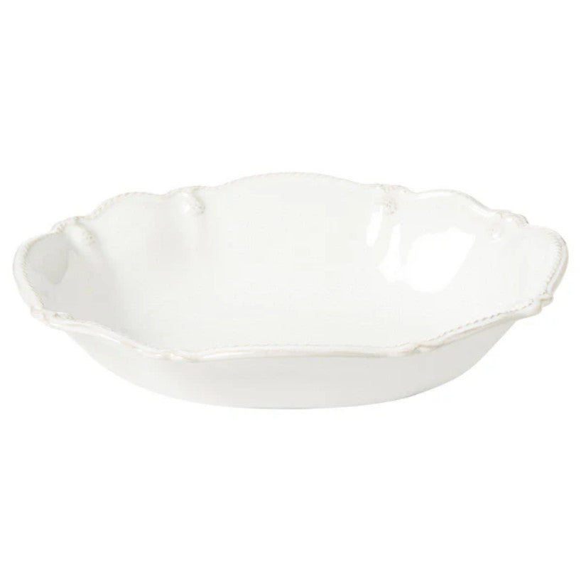 Berry & Thread 10" Oval Serving Bowl - Whitewash